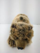 REALISTIC PUPPET PLUSH DOLL FIGURE FOLKMANIS FOLKTAIL BROWN FURRY GRIZZLY BEAR