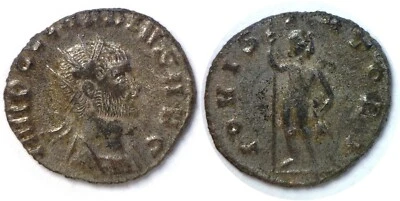 268-270 AD Roman Claudius II Gothicus Jupiter Rome Mint BI Antoninianus - Image 1 of 3