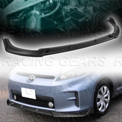 UNPAINTED BLACK FRONT BUMPER LIP BODY KIT SPOILER SPLITTER FIT 11-15 SCION xB - Image 1 of 4