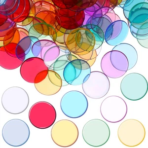 400 Pcs Accessories Round Counting Bingo Game Chips Bingo Chips - Picture 1 of 11