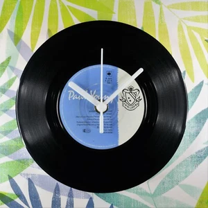Paul Young "Wherever I Lay My hat" Retro Chic 7" Vinyl Record Wall Clock - Picture 1 of 2