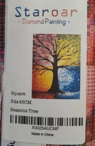Diamond Painting Staroar Square Seasons Tree NEW 34 x 45 cm - Picture 1 of 4