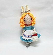 Amigurumi Crochet Doll Stuffed Toys Finished Doll (ALICE)
