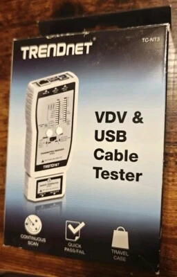 TRENDnet TC-NT3, VDV & USB Cable Tester - Image 1 of 4