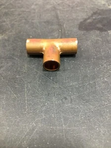 TEE FEMALE 5-16" COPPER - Picture 1 of 2