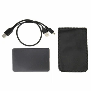 2,5 pouces noir Sata USB 2.0 boîtier disque dur externe pour ordinateur portable - Photo 1/1