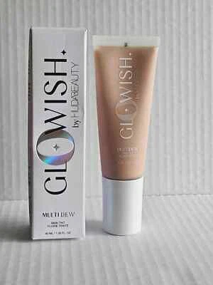 HUDA BEAUTY GloWish Multidew Skin Tint Foundation ~ 03 Light ~ 1.35 oz ~ NIB - Image 1 of 4