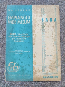 Empfänger Vade-Mecum Radio-Schaltbilder Nr. 16 Seiten 1489-1552 - Bild 1 von 3