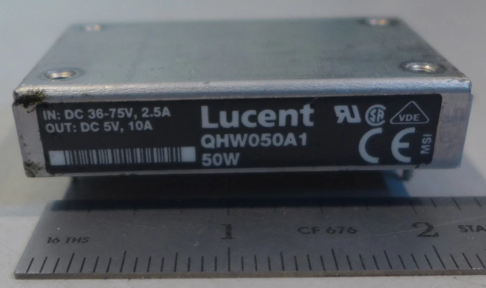 Lucent QHW050A1 50W DC to DC Converter - Image 1 of 1