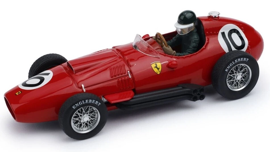 Brumm FERRARI 801 F1 N.10 3rd GR.BRITAIN GP 1957 MIKE HAWTHORN W/PILOTE 1:43 - Immagine 1 di 1