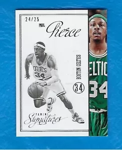 PAUL PIERCE 2012-13 PANINI SIGNATUREN #226 MAGIC JOHNSON CELTICS #24/25 HOF! ! - Bild 1 von 2