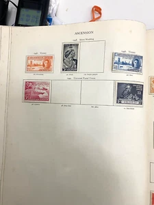 1948-49 ASCENSION, SELECTION MINT , KGVI BRITISH COMMONWEALTH - Imagen 1 de 1
