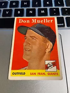 1958 Topps 253 Don Mueller VG-Ex - Bild 1 von 2