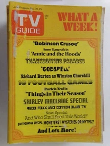 TV GUIDE 1974 November 23 29 Thanksgiving Philadelphia Metropolitan Edition - Foto 1 di 2