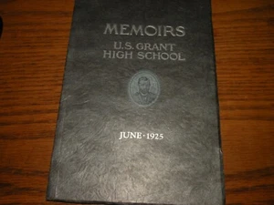 1925 JUNE GRANT HIGH SCHOOL YEARBOOK PORTLAND, OREGON MEMOIRS Art Deco ANTIQUE - Picture 1 of 16