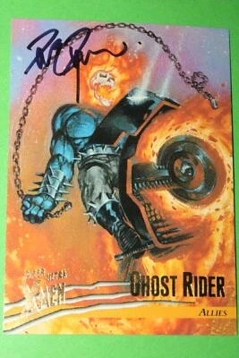 1996 FLEER ULTRA X-MEN WOLVERINE SIGNED GHOST RIDER #42 CARD DAVE DORMAN - Изображение 1 из 4