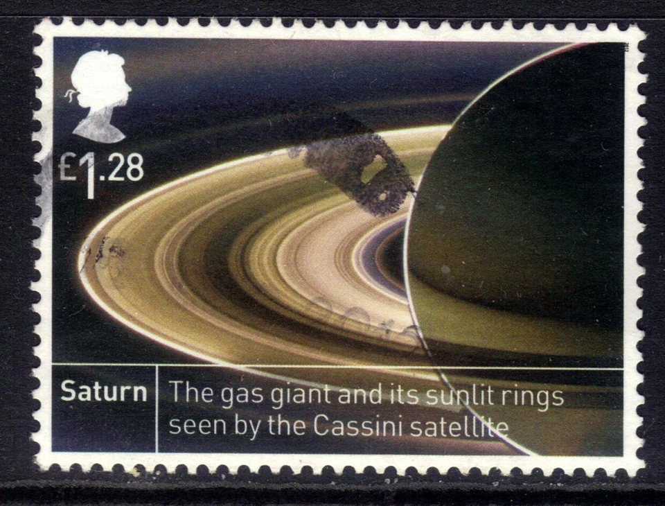 GB 2012 QE2 £1.28 Space Science Saturn Used SG 3412 ( R1082 ) - Image 1 of 1