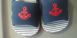 Toddler Shoes Nautical Size 3T GAP? Flip Flops with Strap Sandals Unisex Patriot - Picture 1 of 6