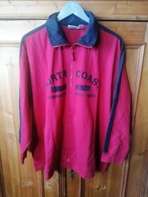 Damen Überziehjacke Sweatjacke Canda Rot Schwarz North Coast Gr 50 52 54 - Bild 1 von 4
