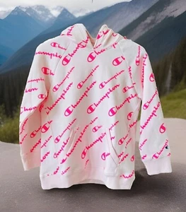 Champion Sweatshirt Youth Young Adults AOP Shadow Script Fleece Hoodie Pick One - Picture 1 of 8