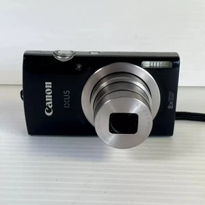 Cámara digital compacta Canon IXUS 185 20 MP 8x zoom con tarjeta SD, batería, cargador - Imagen 1 de 8