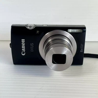 Canon IXUS 185 20MP Compact Digital Camera 8x Zoom W/ SD Card, Charger - Image 1 of 4