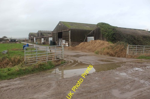 Photo A3 Outbuildings at Mead Farm, Mead Lane Redwick/ST4184 The pile o ...