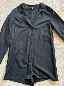 Zara TRF Collection Langarm Strampler Schwarz Größe L  - Bild 1 von 9
