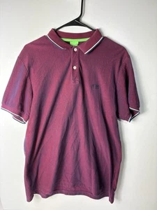 BOSS Hugo Boss Short Sleeve Polo Shirt Maroon Boys Youth Size XL - Picture 1 of 7