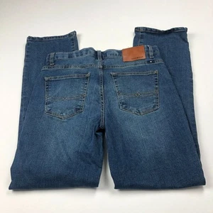 Pantalones de mezclilla elásticos Lucky Brand clásicos rectos 14 etiquetas (28W 28L reales) usados en excelente estado - Imagen 1 de 8