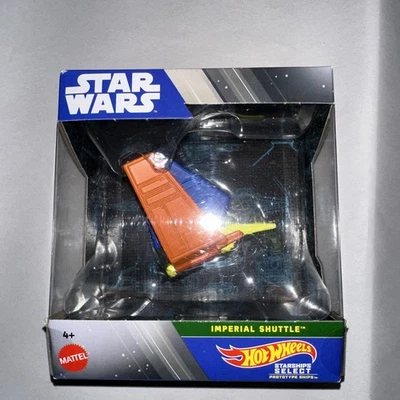 Star Wars Hot Wheels Starship Select Prototipo Naves Imperial Shuttle 2024 Chase Foto 1 de 3