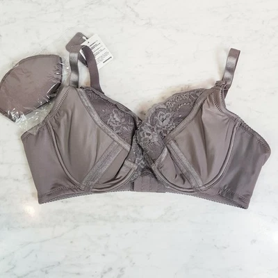 MAMAWAY Womens Size 85C Stretchy Satin Plunge Maternity & Nursing Bra NEW - Image 1 of 4