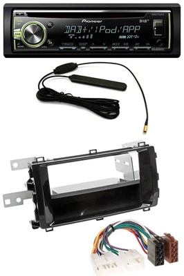 Pioneer MP3 USB CD DAB AUX Autoradio für Toyota Auris (ab 2013) schwarz - Bild 1 von 4