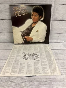 1982 Michael Jackson Thriller Vinyl LP Record Album Tested Good Used Condition!! - Picture 1 of 11