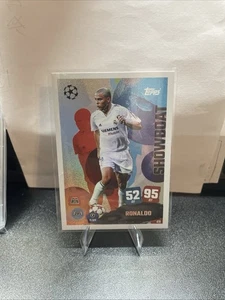 TOPPS UEFA CHAMPIONS LEAGUE 2025-26 RONALDO CARD #418 SHOWBOAT REAL MADRID  - Picture 1 of 2
