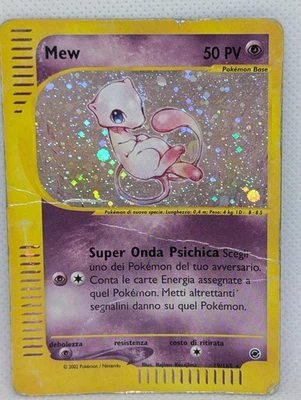 Mew 019/165 Expedition Base Set Holo Ultra Rare Pokemon TCG Nintendo ITALIAN - Image 1 of 4