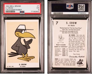 1962 Bell Brand Crusader Rabbit #7 S. Crow PSA 5 - Picture 1 of 1