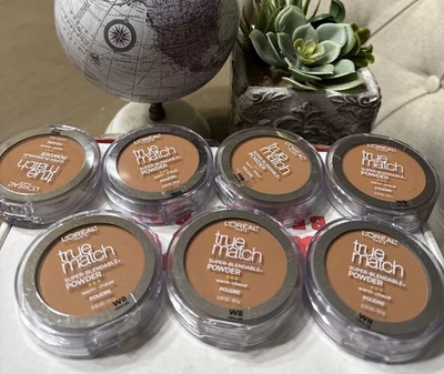 Loreal True Match Super Blendable Powder W8 Creme Cafe Lot of 7 New (Td4) - Image 1 of 3