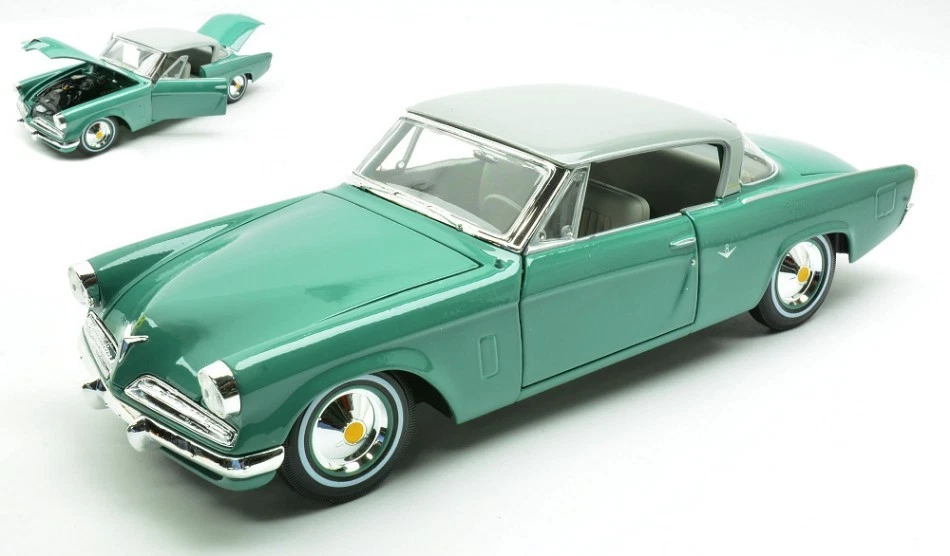 Maisto STUDEBAKER STARLINER 1953 GREEN 1:18 - Immagine 1 di 1