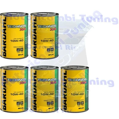5 Litres Huile Voiture BARDAHL Technos XVS 10W 40 VW 501.01 505.00 MB 229.3 - Photo 1/3