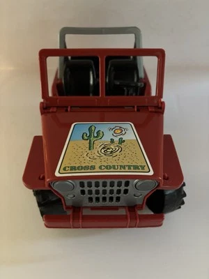 Jeep Wrangler Bruder Vintage Red Cross Country "Cross Country" 1993 Foto 1 de 4