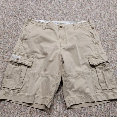 Pantalones Cortos Denim & Supply Ralph Lauren Hombres 36 Beige Carga Utilidad Excedente Militar Foto 1 de 4