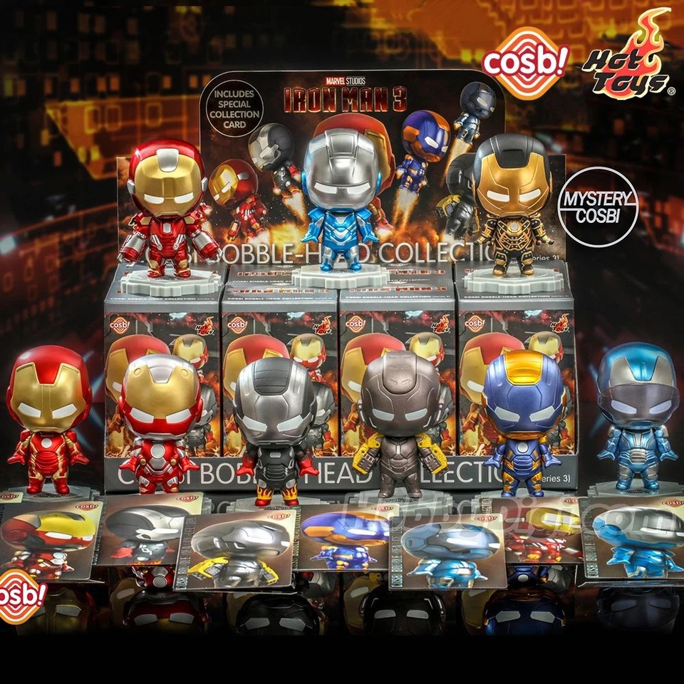 Hot Toys Cosbi Bobble-Head Collection Marvel Studios: Iron Man Serie 3 Foto 1 de 4