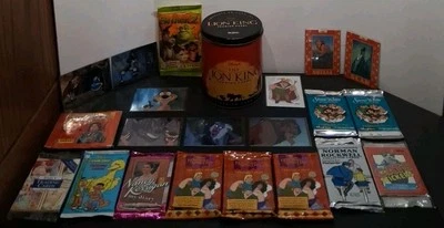 Tarjetas coleccionables Skybox 1994 de colección paquete de lata y 12 de Disney *nuevo* Foto 1 de 4