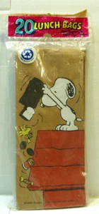 Bolsas de almuerzo de papel marrón Peanuts Snoopy Woodstock, 20 piezas - Imagen 1 de 3