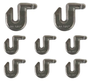 (8 Pack) 3/8" Heavy Duty G80 T-Grab Hook Combo, 7100 lbs WLL - Picture 1 of 6