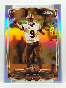 2014 Topps Chrome Sepia Refractor /99 SSP #17 Drew Brees New Orleans Saints - Picture 1 of 3