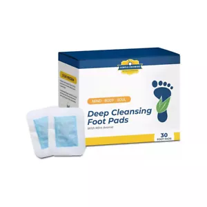 Almohadillas para pies de desintoxicación de limpieza profunda selladas para control del dolor corporal 30 almohadillas NUEVO - Imagen 1 de 6