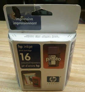 NOS BRANDNEU IN VERPACKUNG HP 16 TINTENSTRAHL FOTODRUCKPATRONE C1816A ABGELAUFEN 12/03 NR - Bild 1 von 5