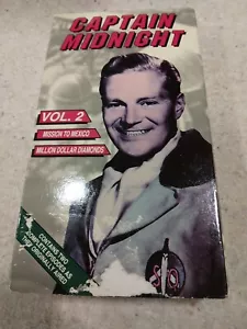 Captain Midnight Vol 2 Mission To Mexico/Million Dollar Diamonds (VHS, 1955) B6 - Picture 1 of 3